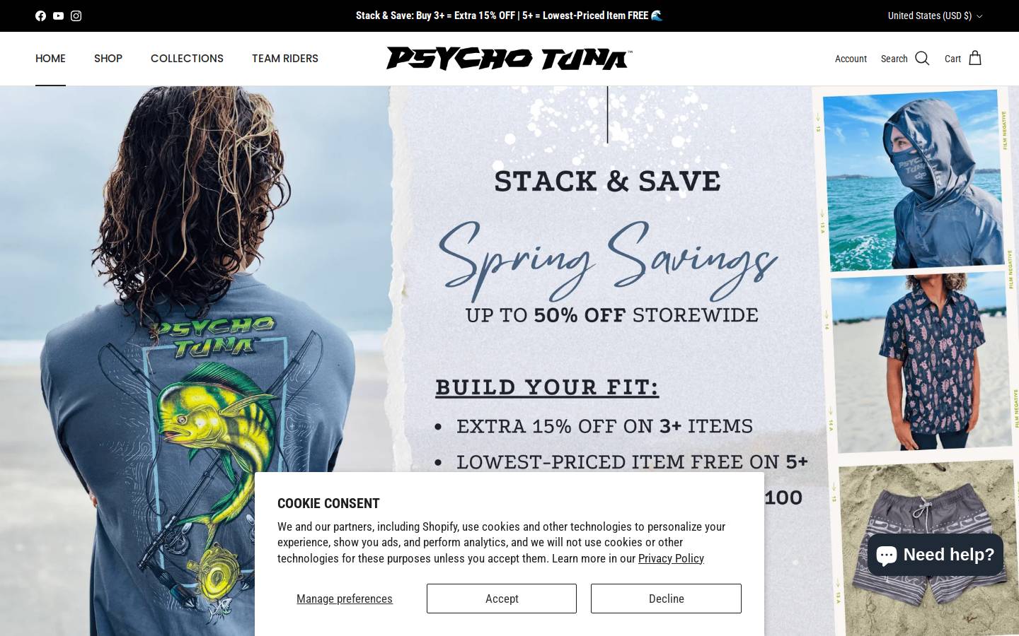 psychotuna.com homepage screenshot