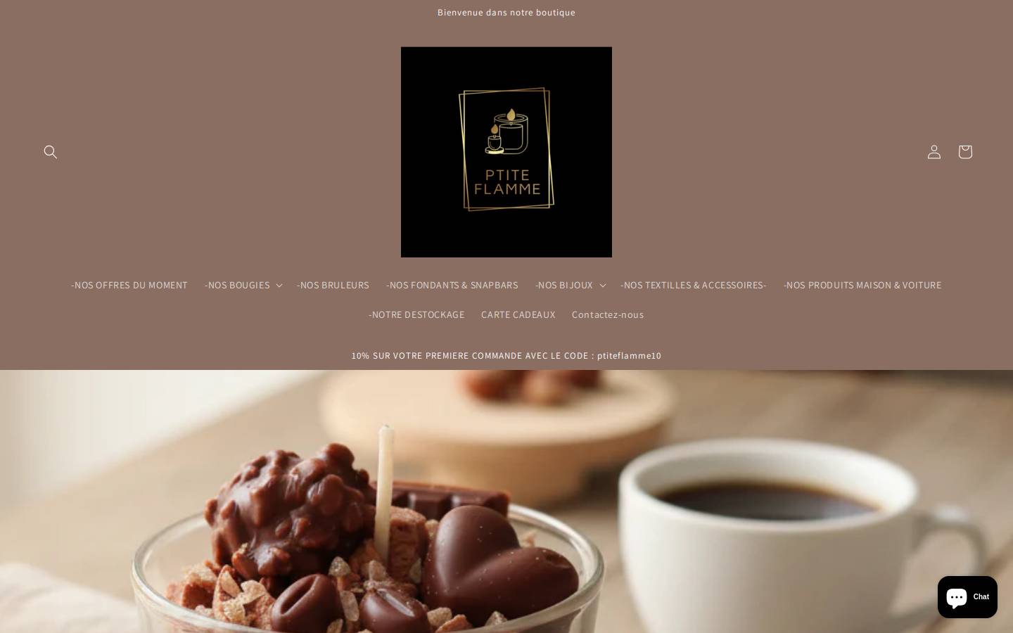 ptiteflamme.com homepage screenshot