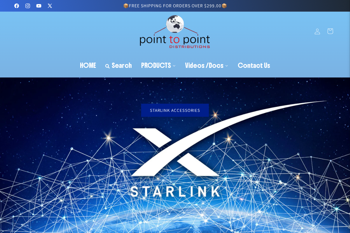 ptpdist.com.au homepage screenshot