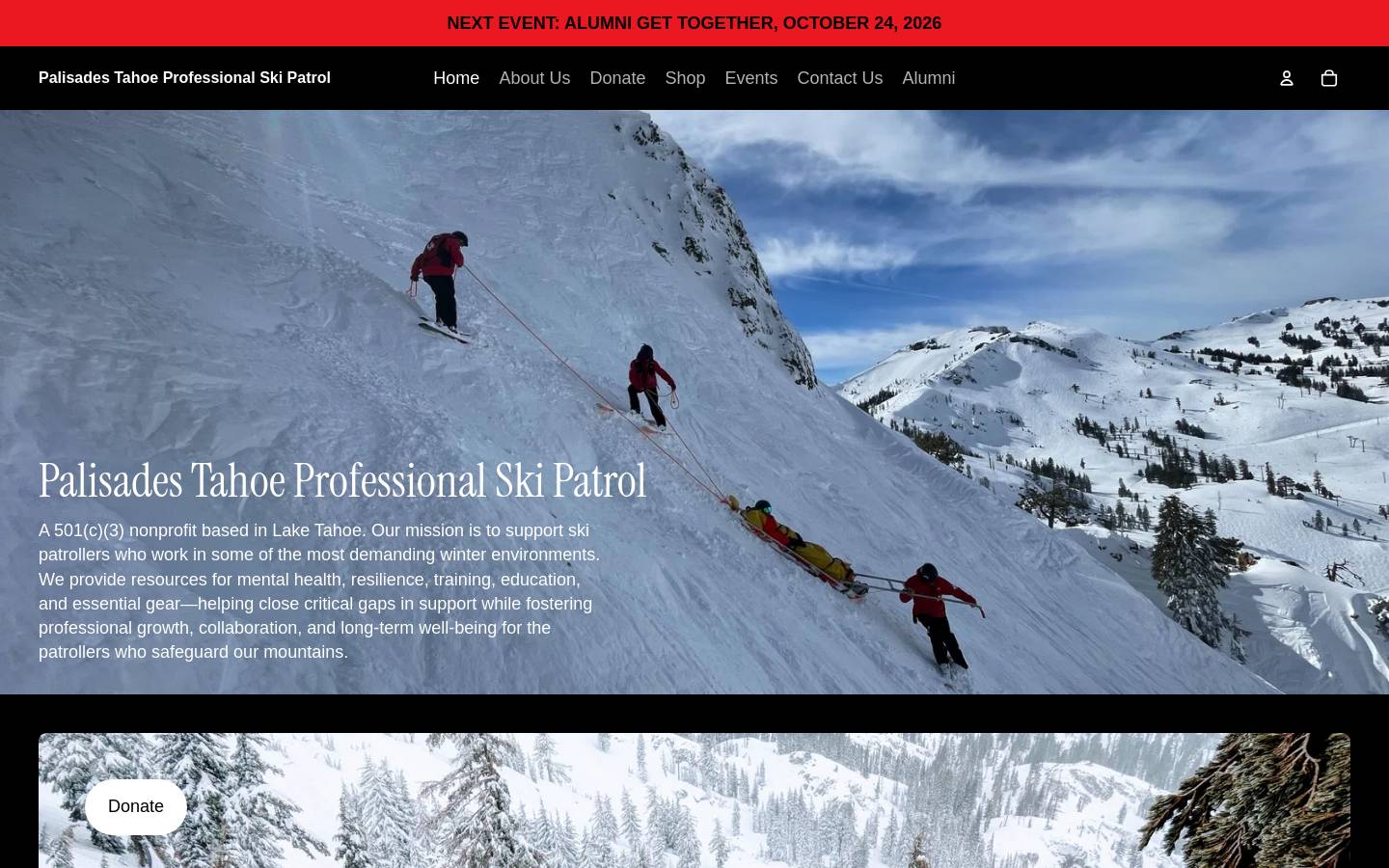 ptpsp.org homepage screenshot