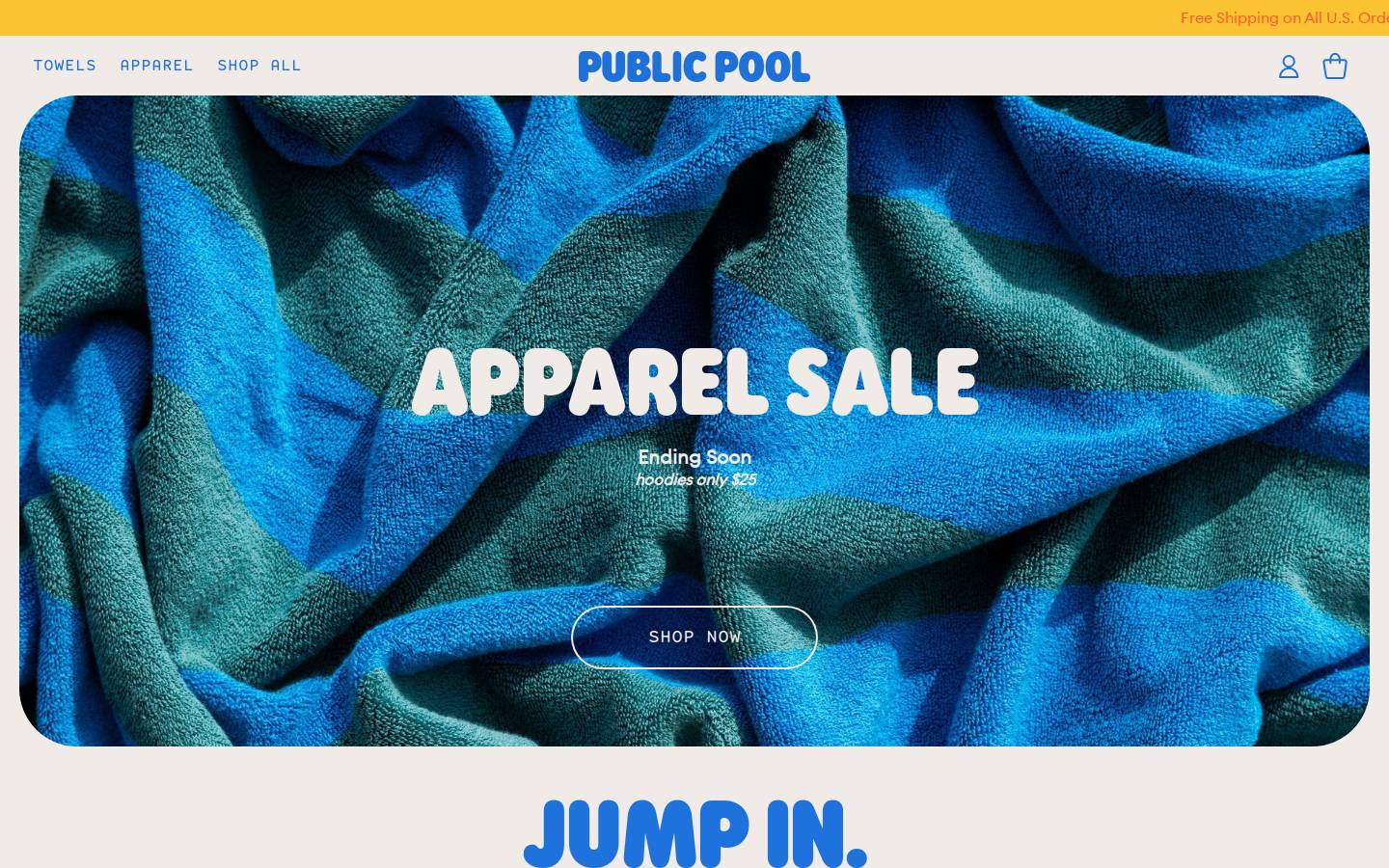 publicpool.co homepage screenshot