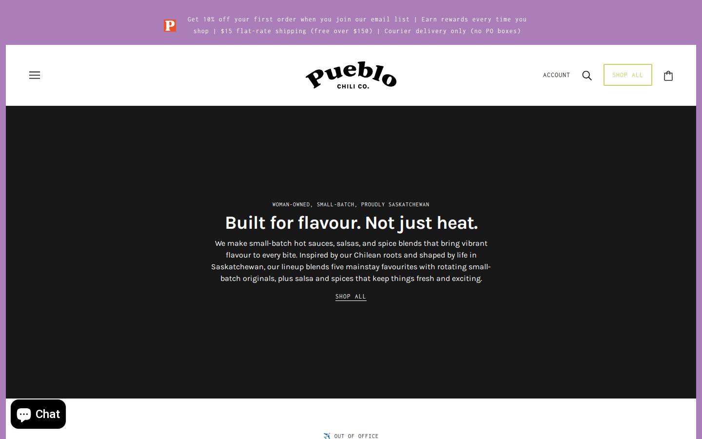 pueblochili.co homepage screenshot