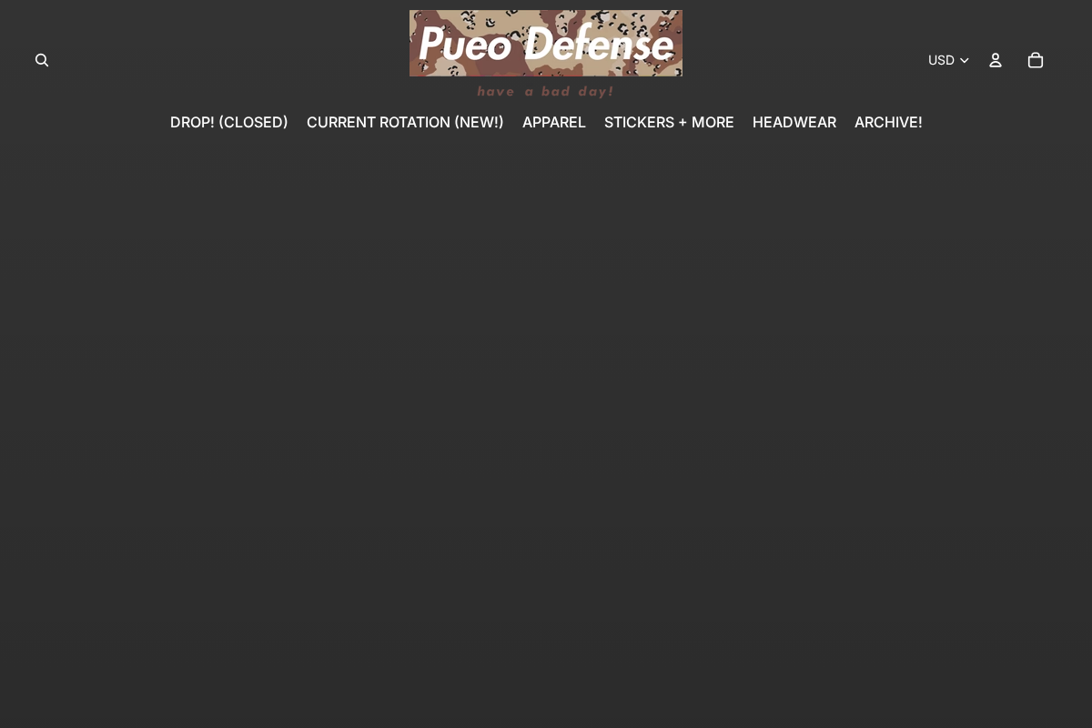 Pueo Defense Group homepage screenshot