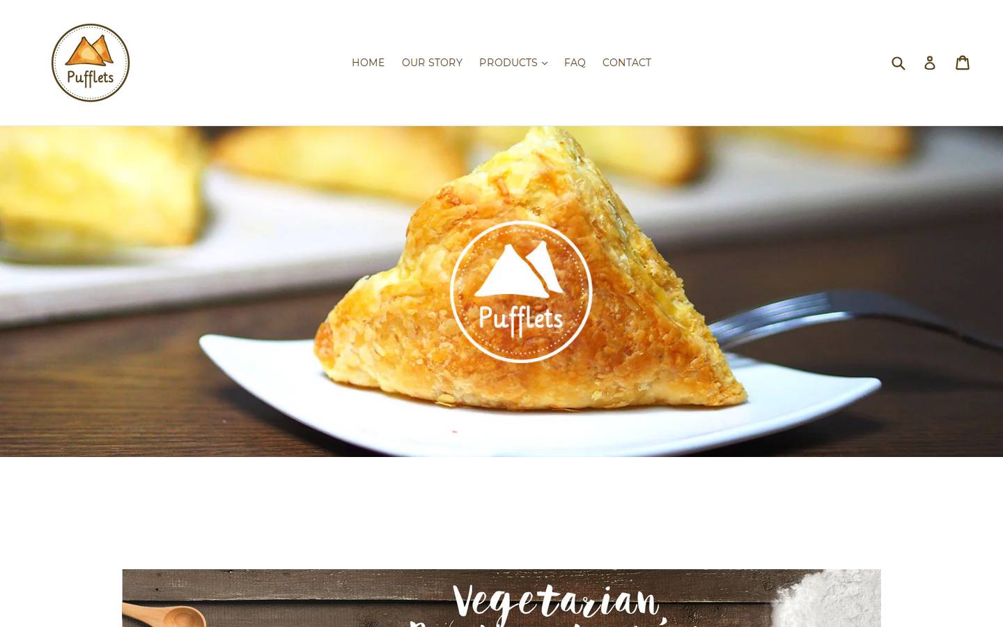 pufflets.com homepage screenshot