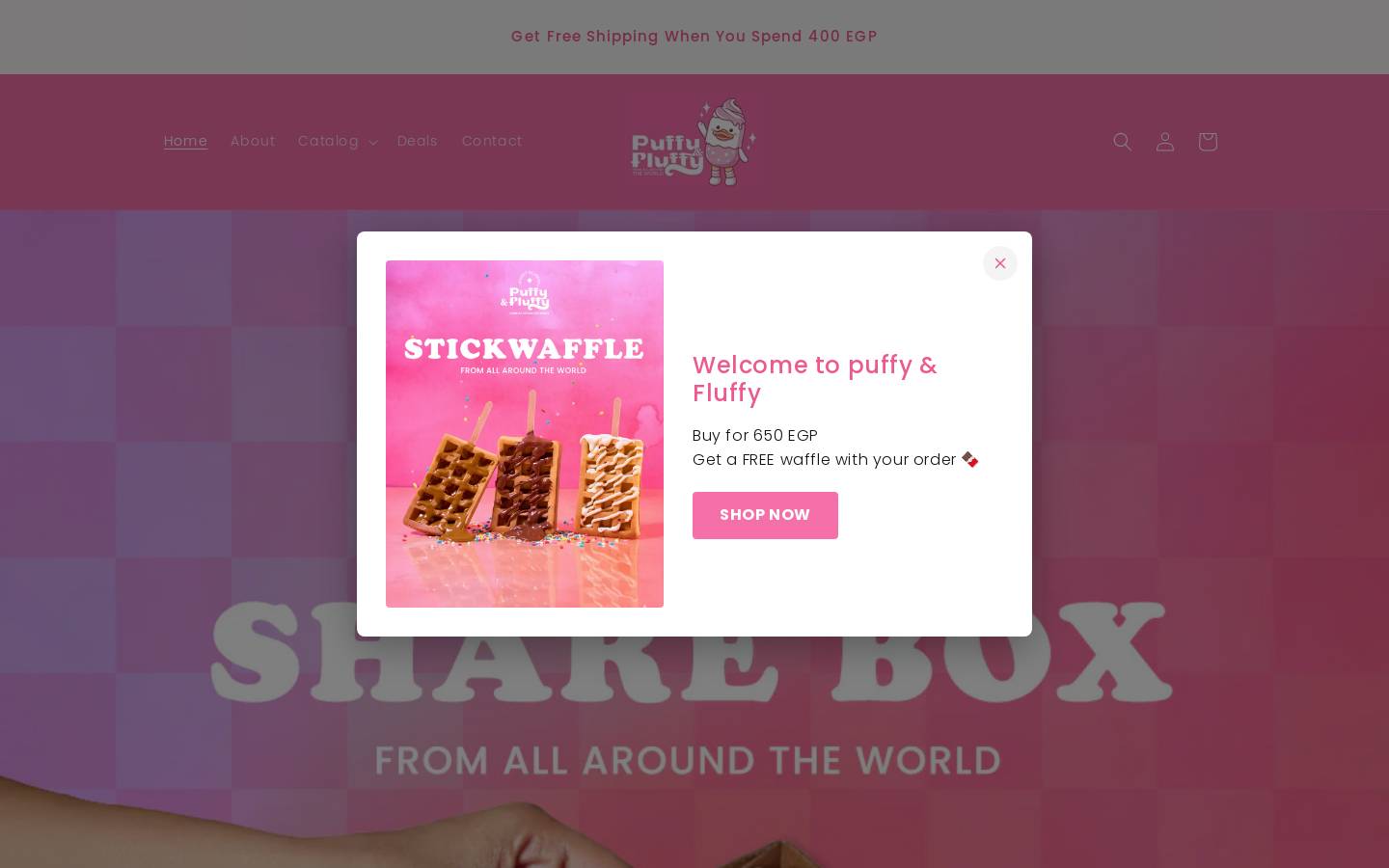 puffyandfluffy.com homepage screenshot