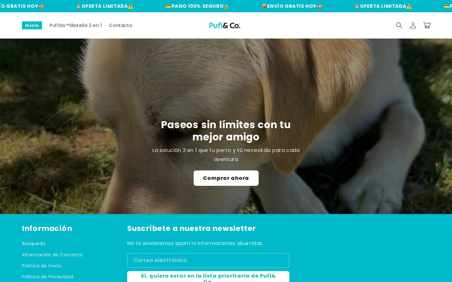 pufiandco.com homepage screenshot