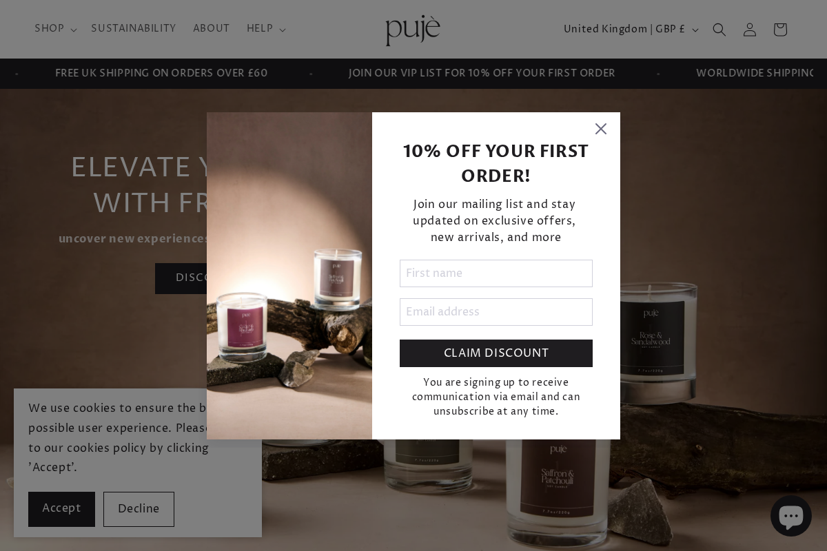 Pujehome homepage screenshot