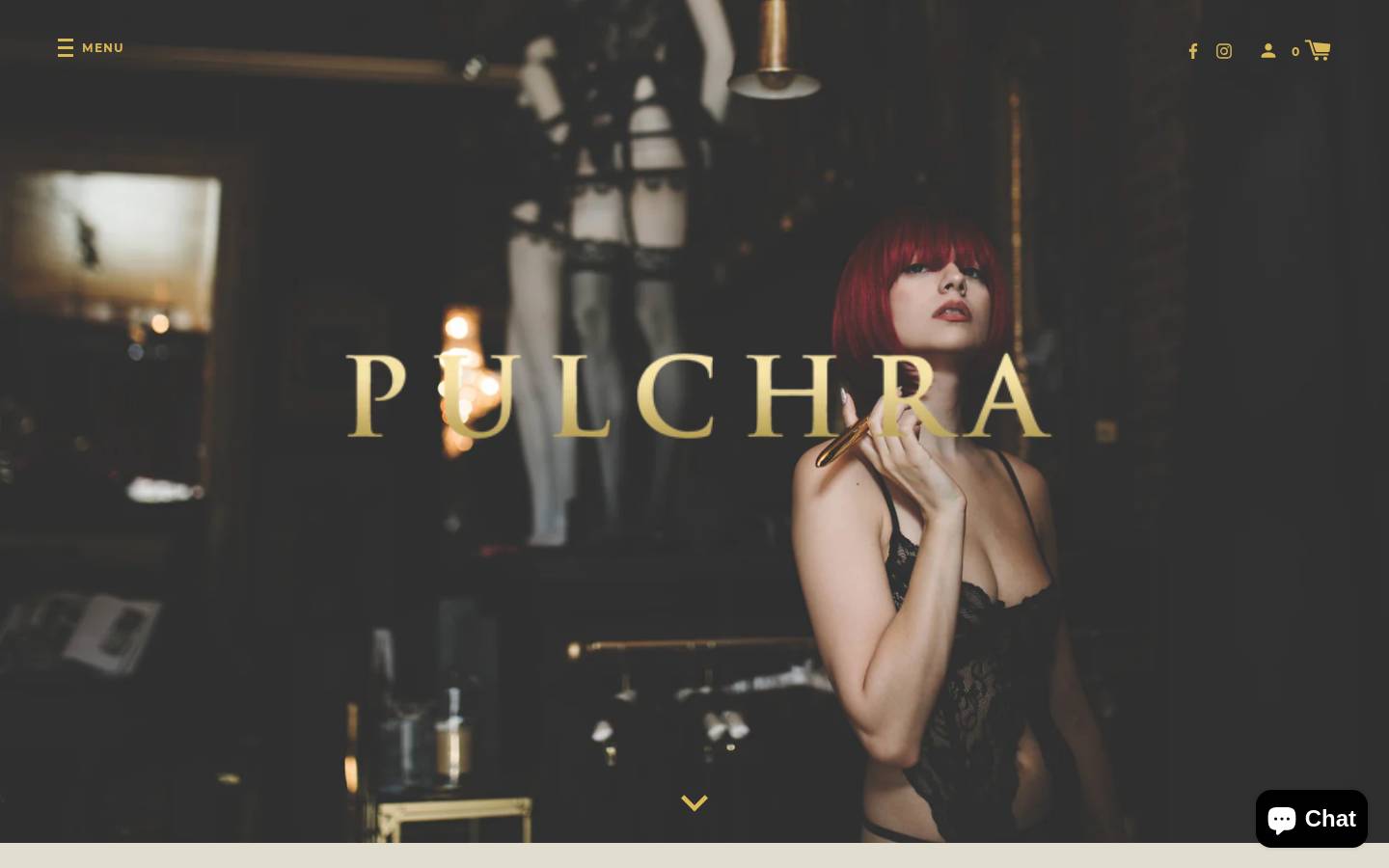 pulchraintimates.com homepage screenshot