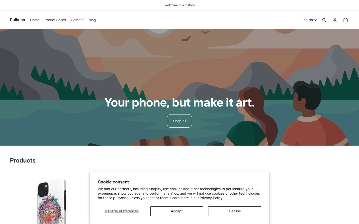pulla.co homepage screenshot