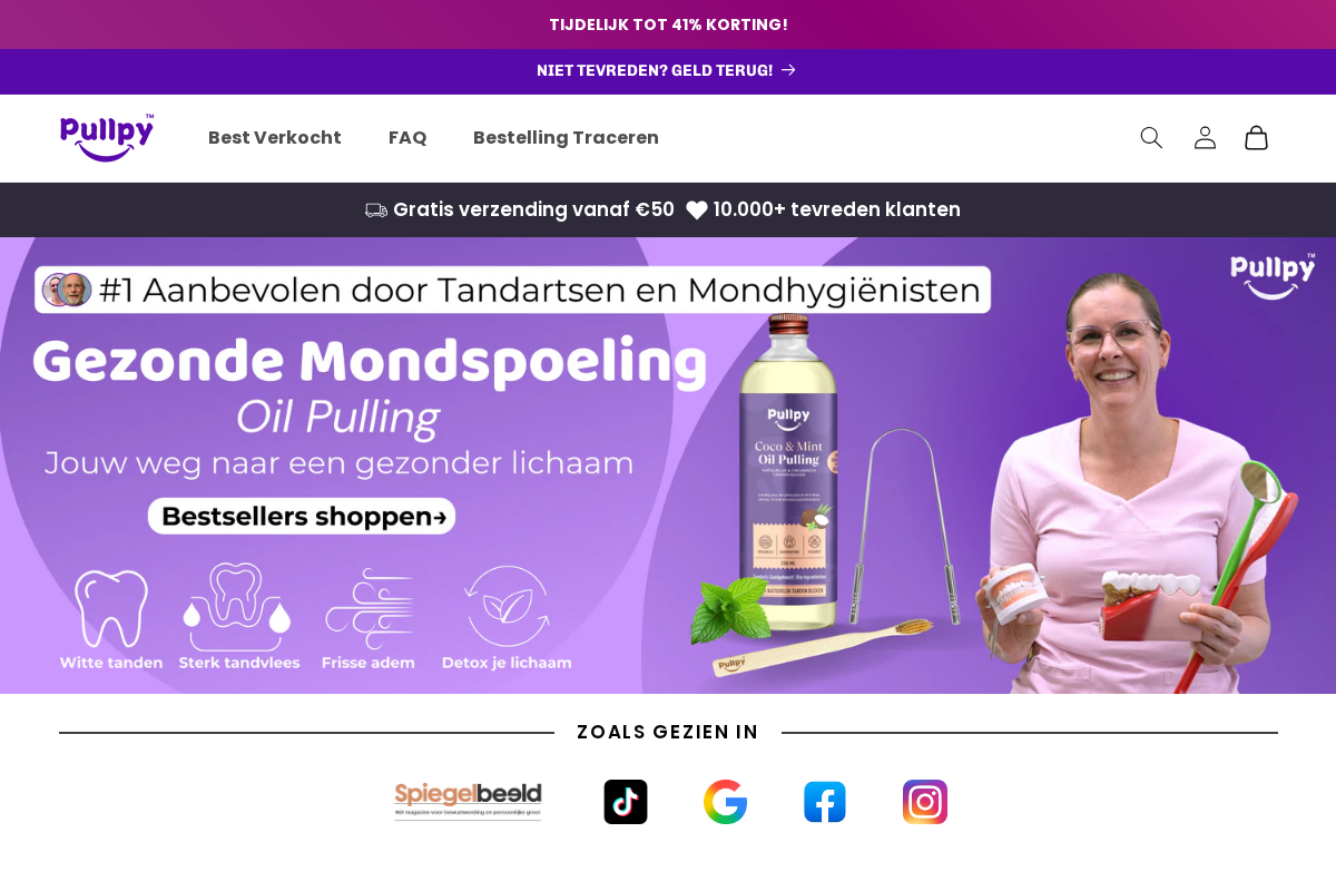 Pullpy homepage screenshot