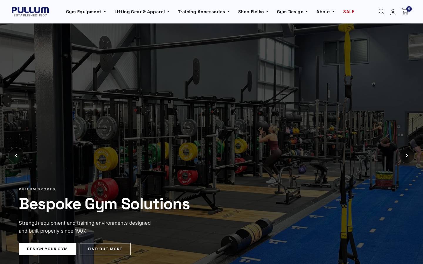 Pullumsports homepage screenshot