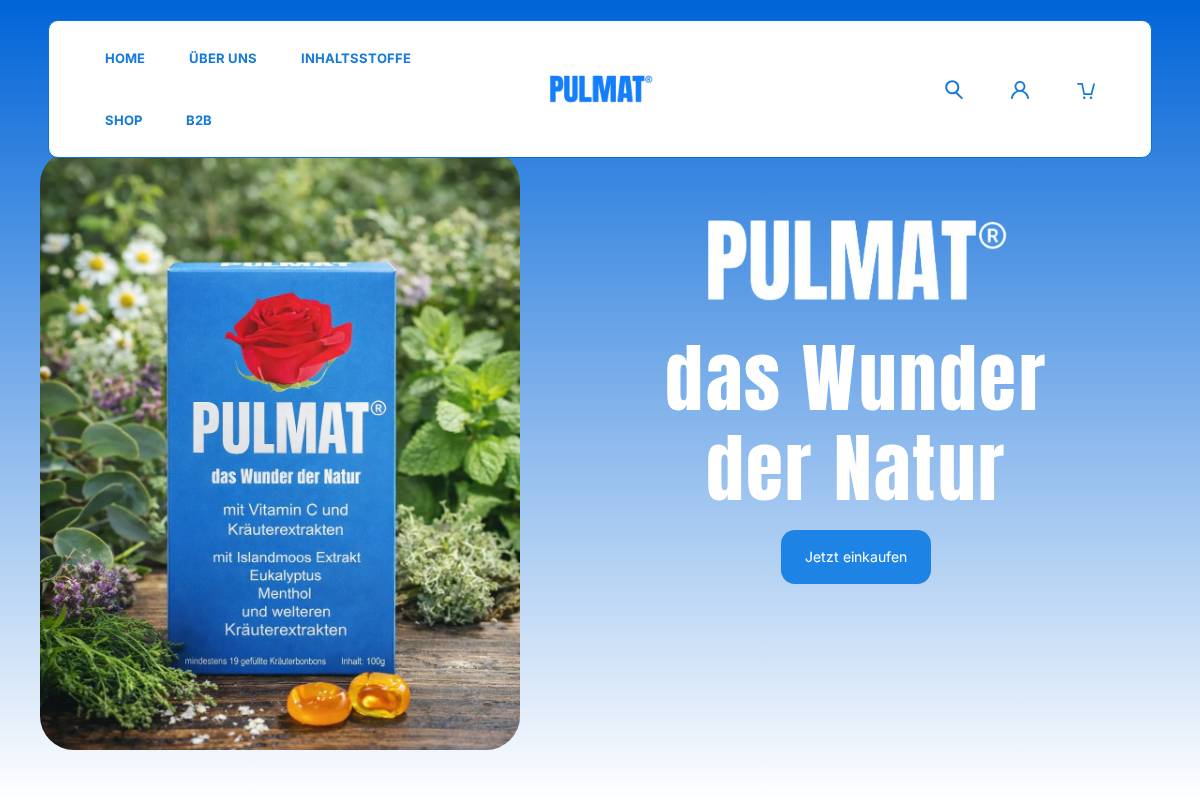 pulmat.com homepage screenshot