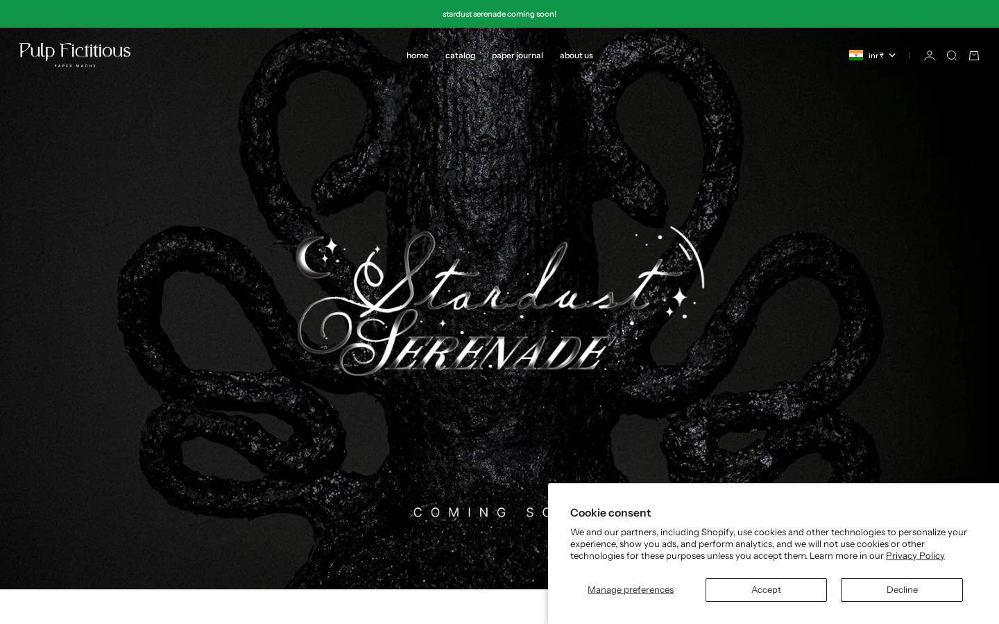 pulpfictitious.com homepage screenshot