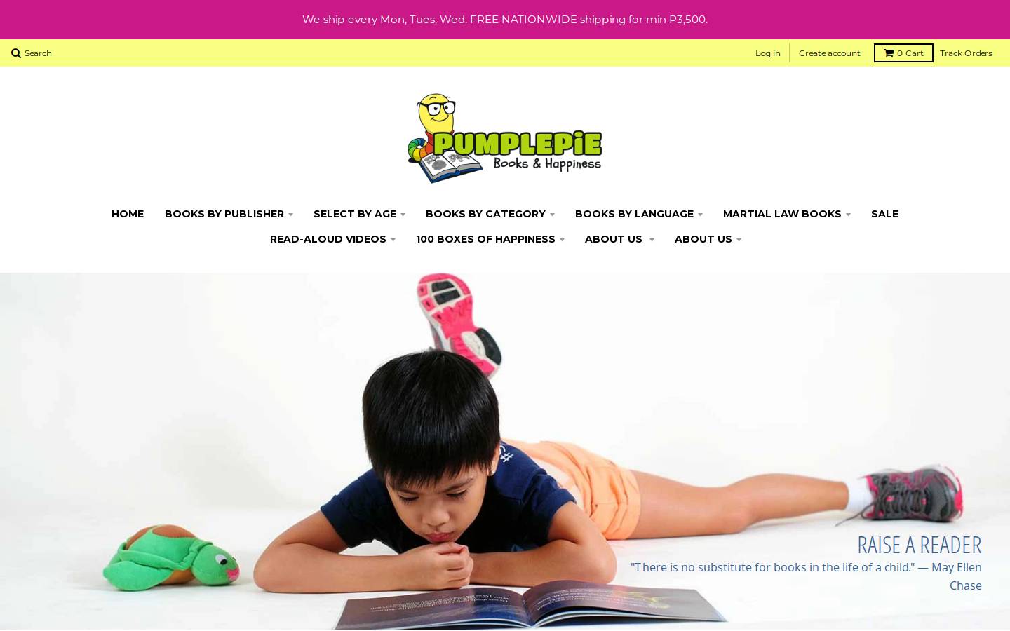 pumplepie.com homepage screenshot