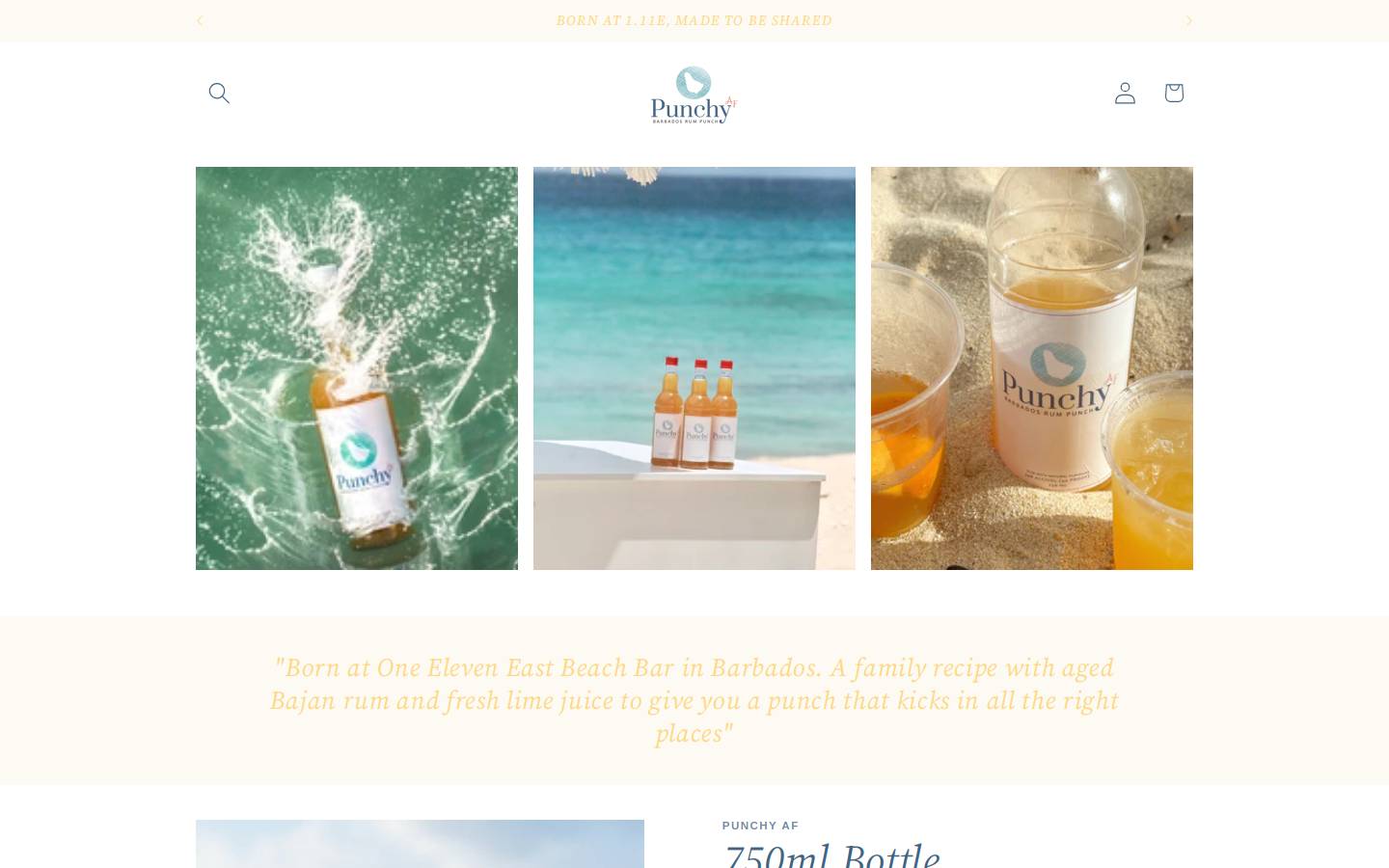 punchyaf.com homepage screenshot