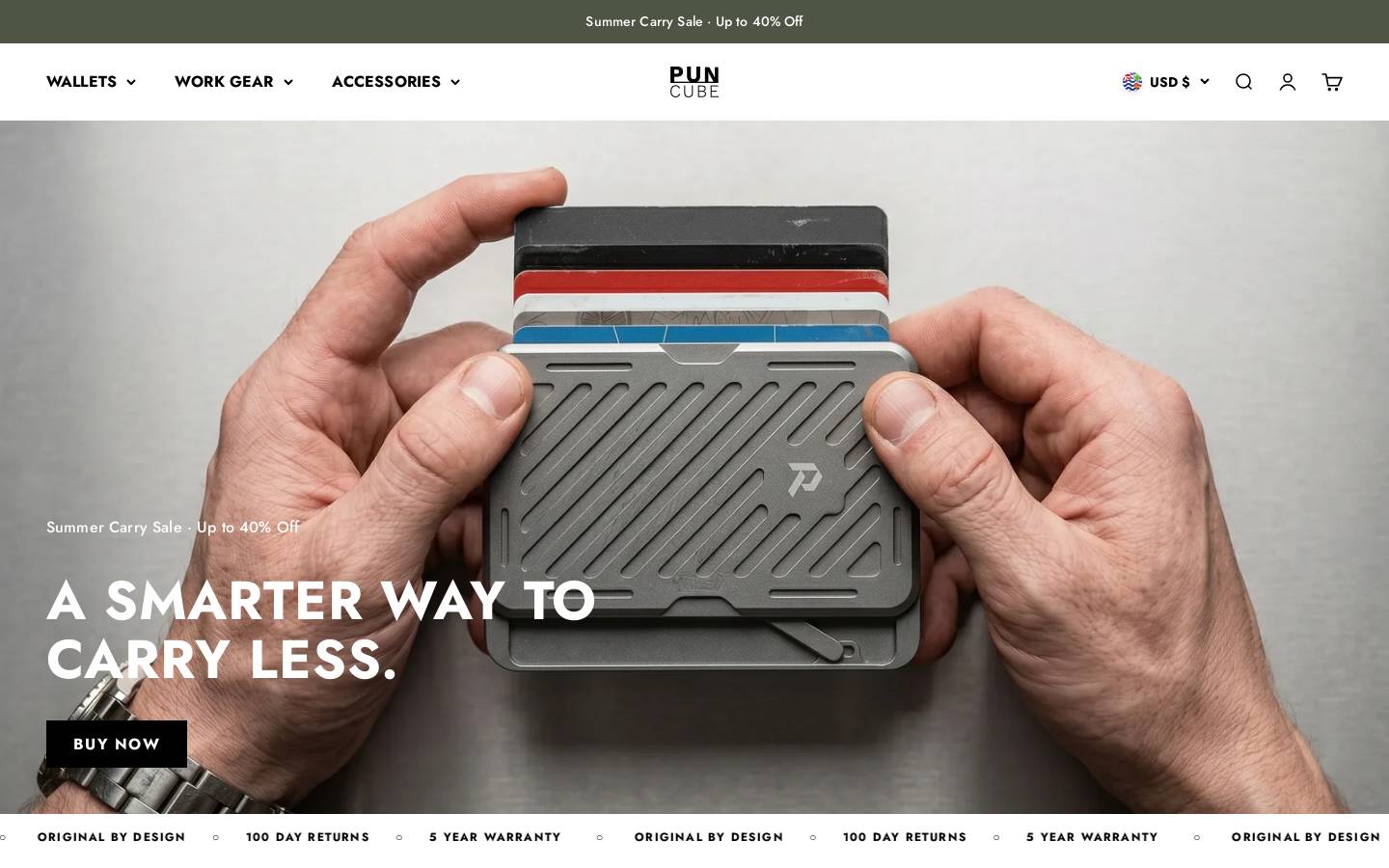 puncube.com homepage screenshot