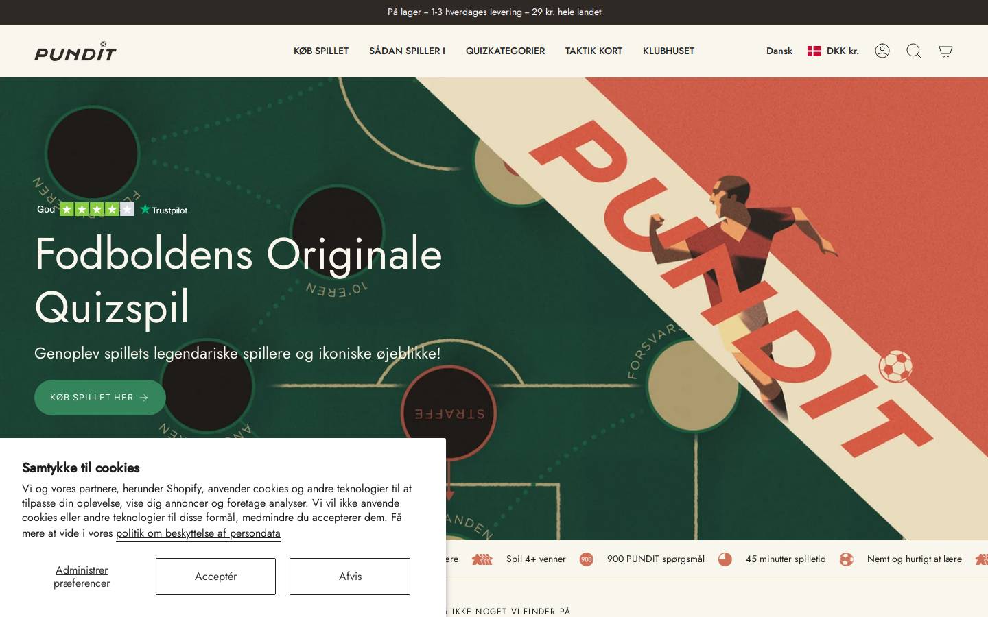 pundit.dk homepage screenshot