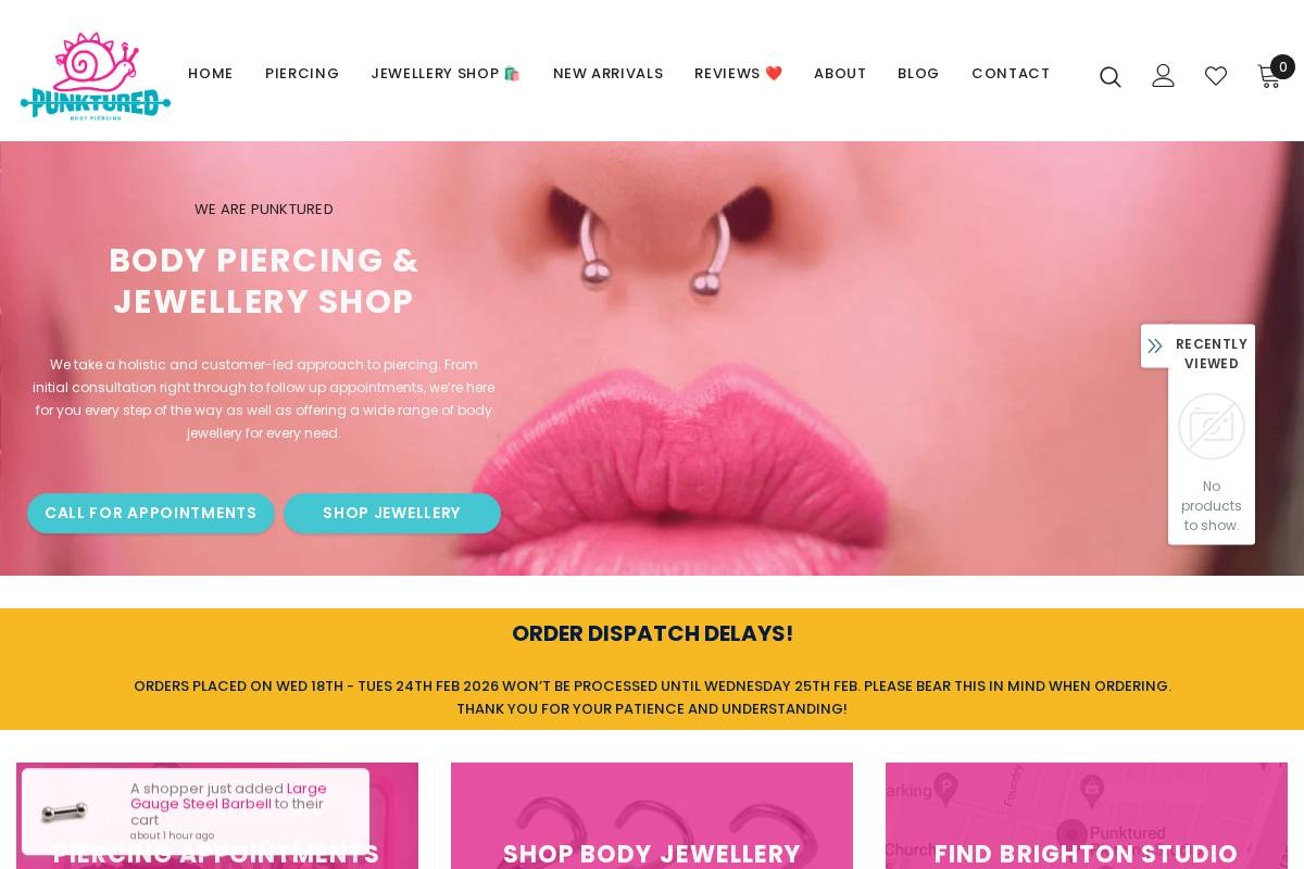 punktured.co.uk homepage screenshot