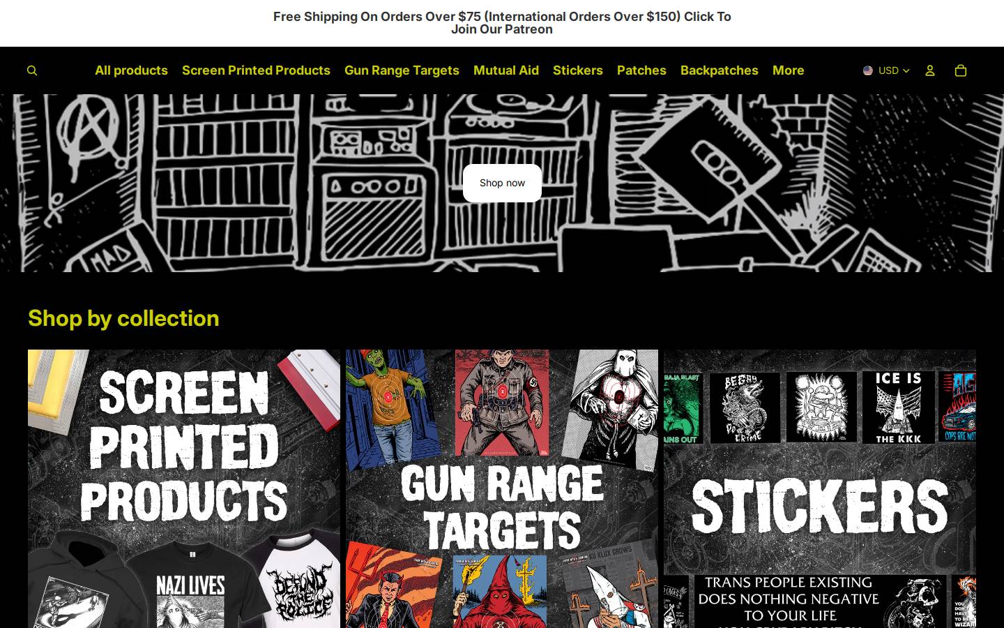 punkwithacamera.com homepage screenshot