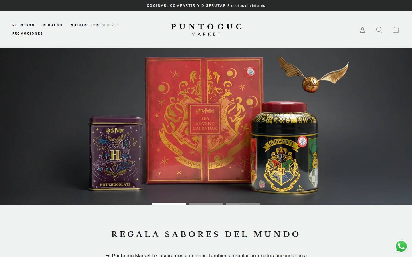 puntocucmarket.com homepage screenshot