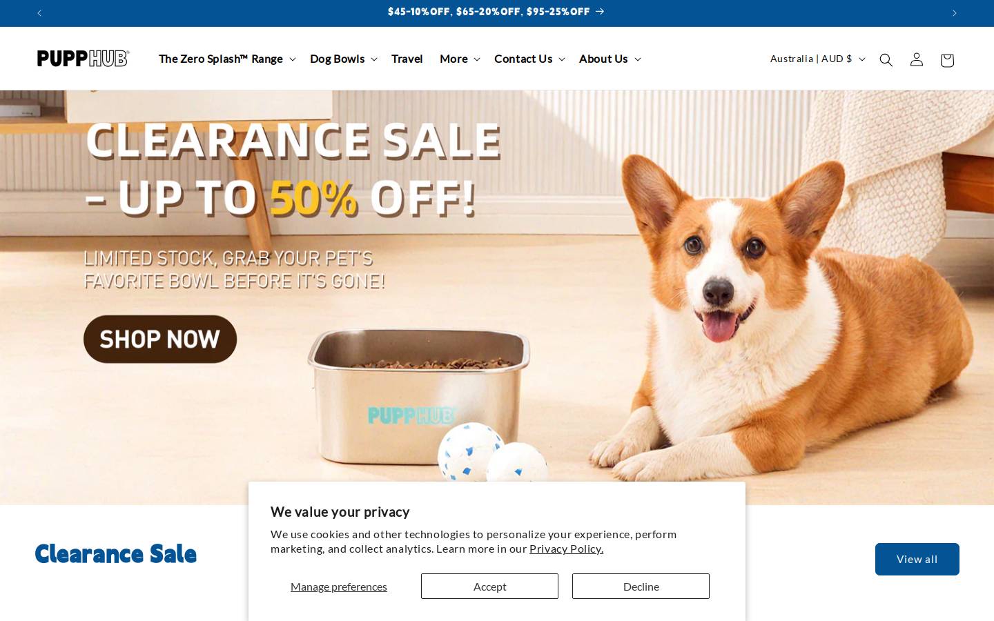 PuppHub homepage screenshot