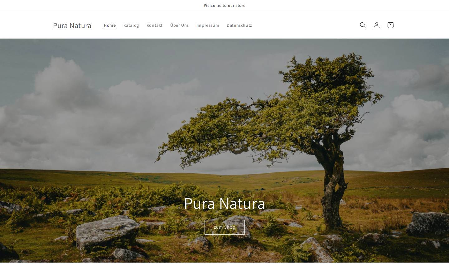 pura-natura.shop homepage screenshot