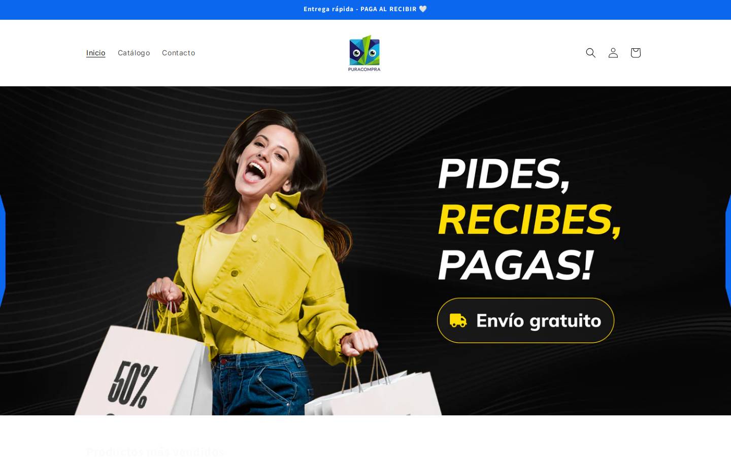 puracompra.com homepage screenshot