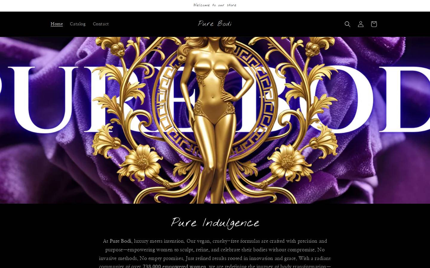 purebodi.com homepage screenshot