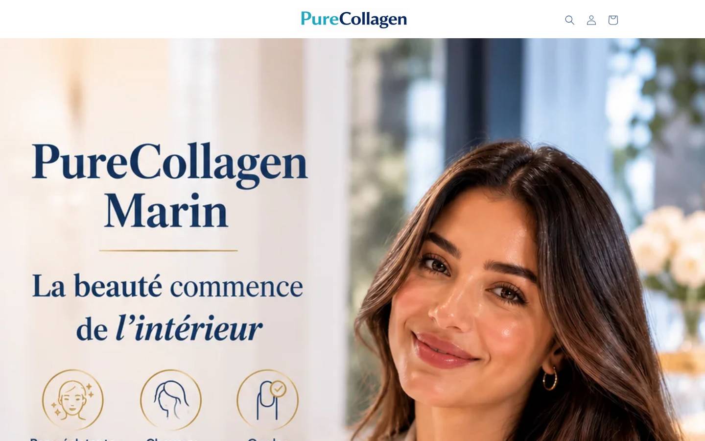 purecollagen.online homepage screenshot