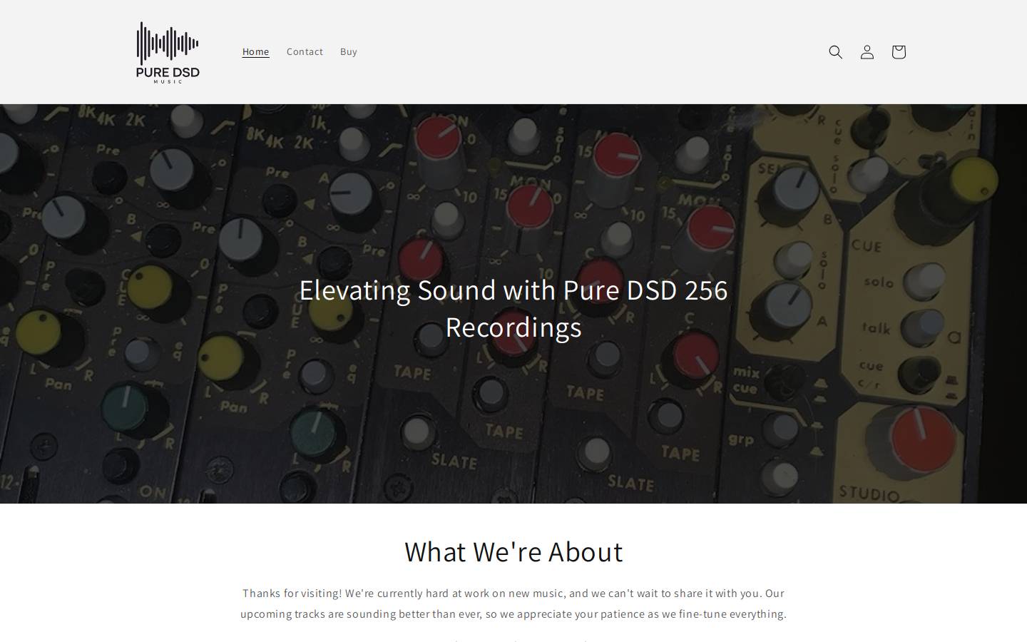 puredsdmusic.com homepage screenshot