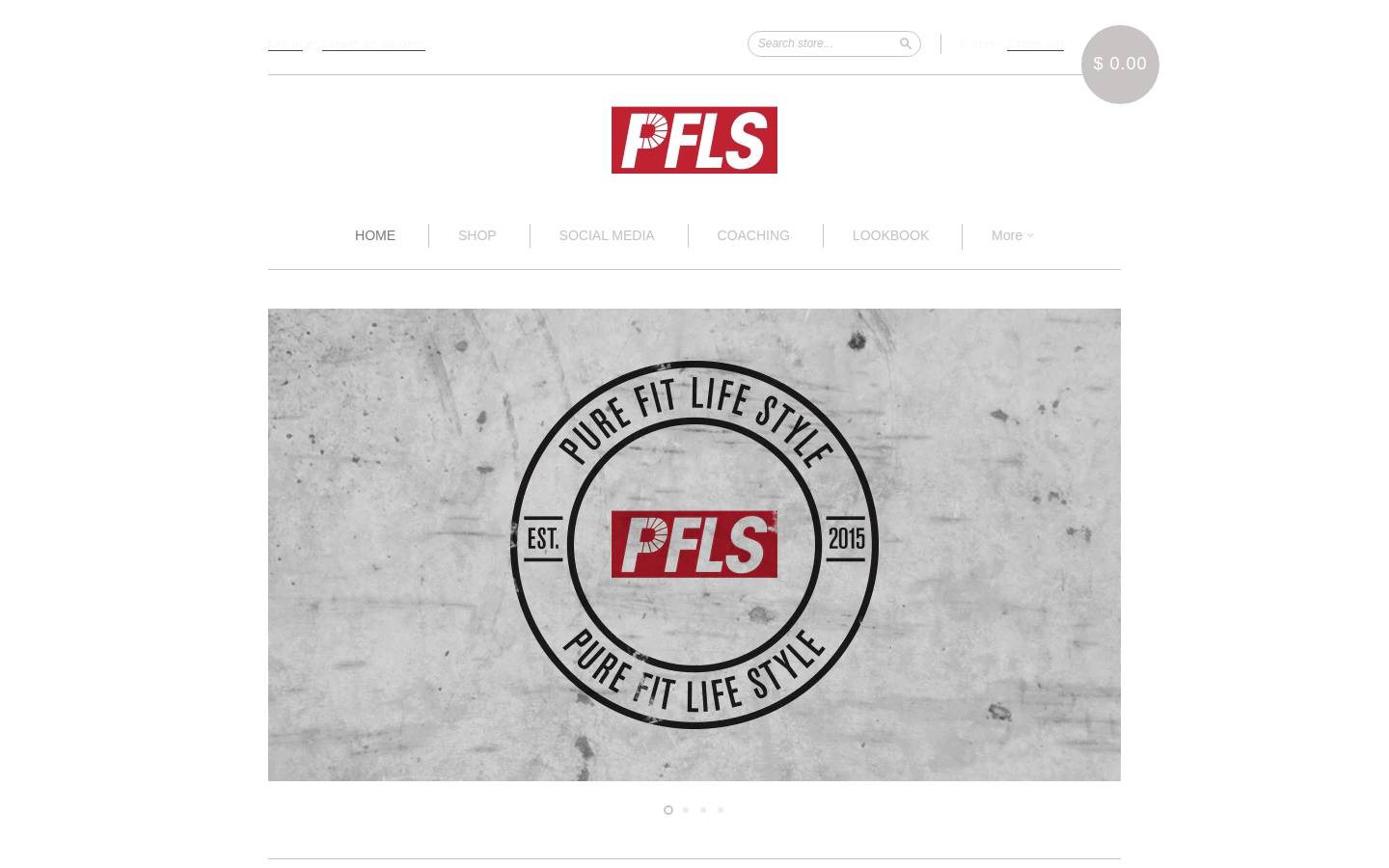 purefitlifestyle.com homepage screenshot
