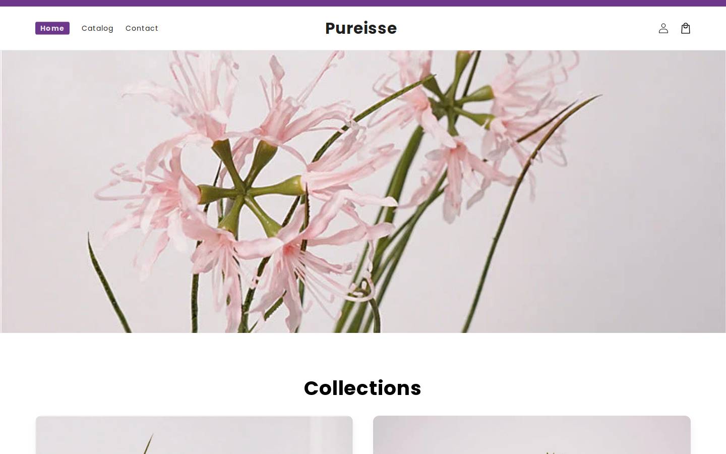 pureisse.com homepage screenshot