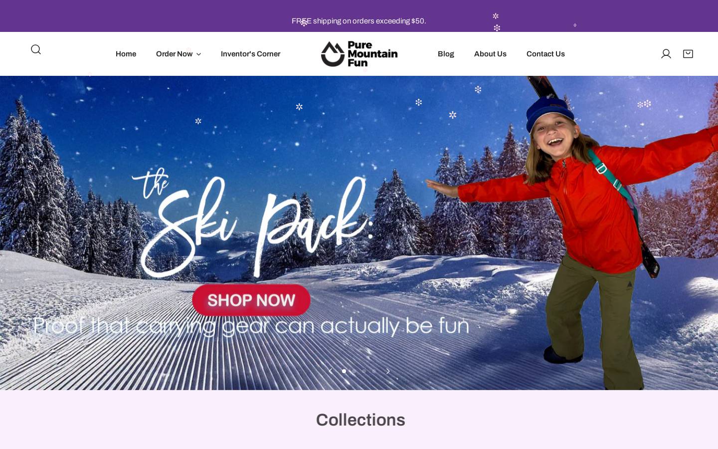 puremountainfun.com homepage screenshot