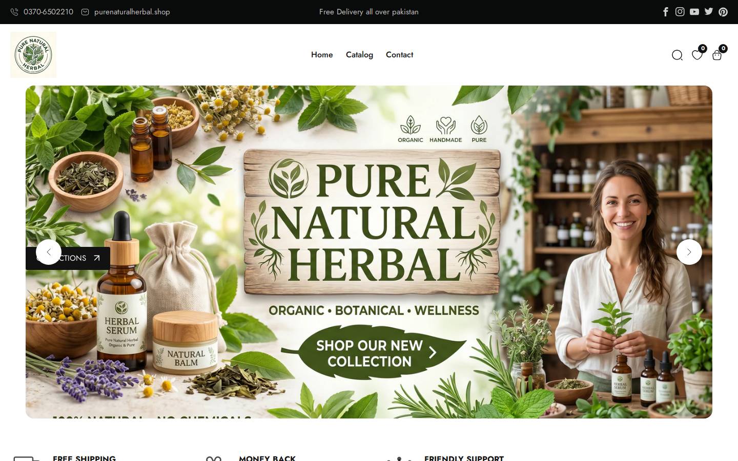 purenaturalherbal.shop homepage screenshot