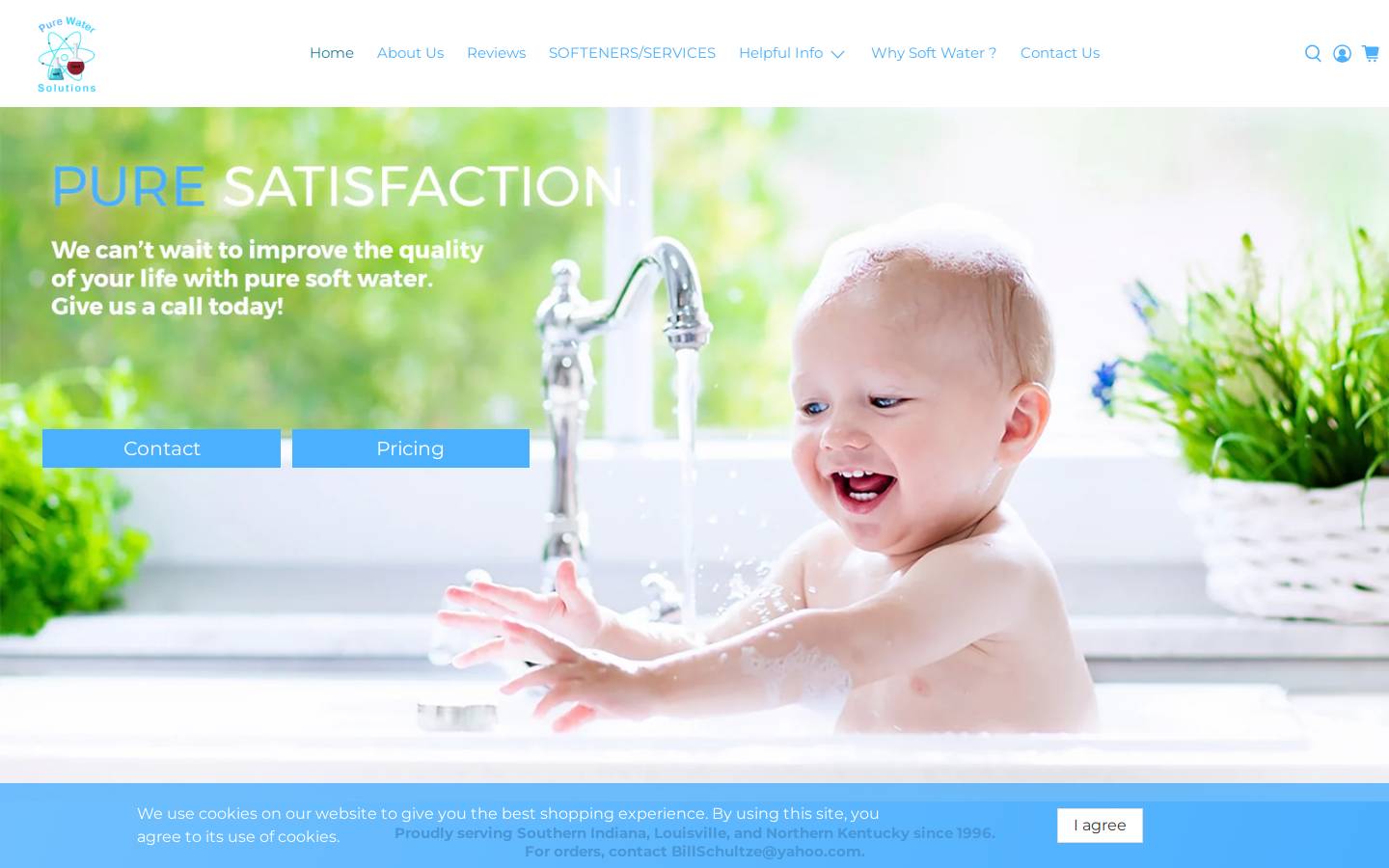 purewatersolutions.org homepage screenshot