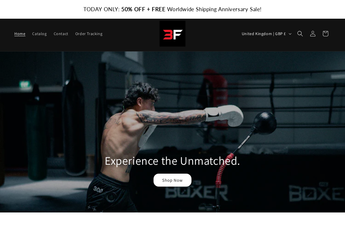 BoxFlex homepage screenshot