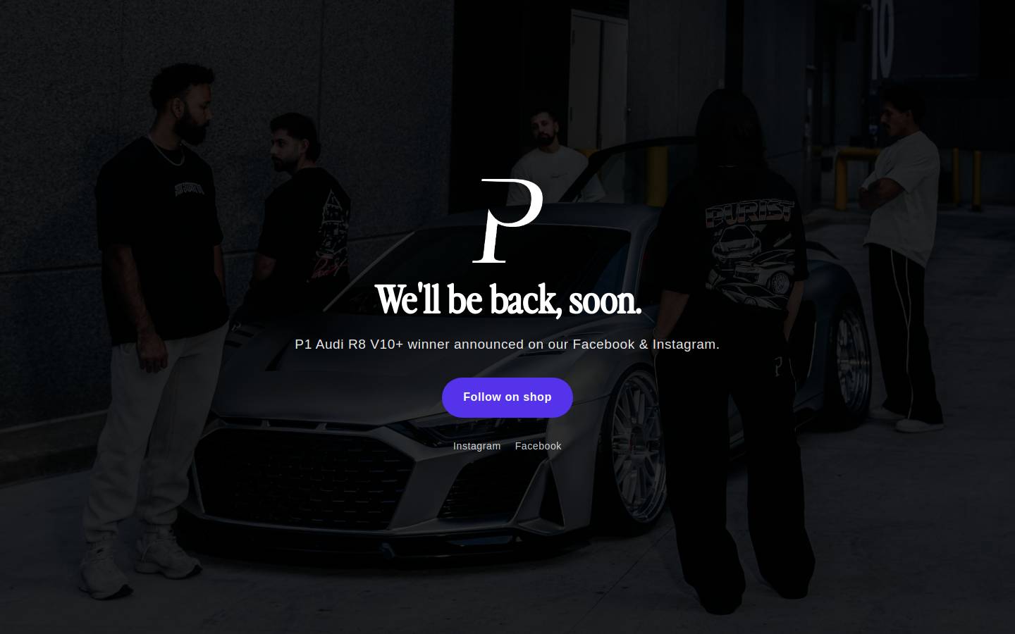 Puristclo homepage screenshot