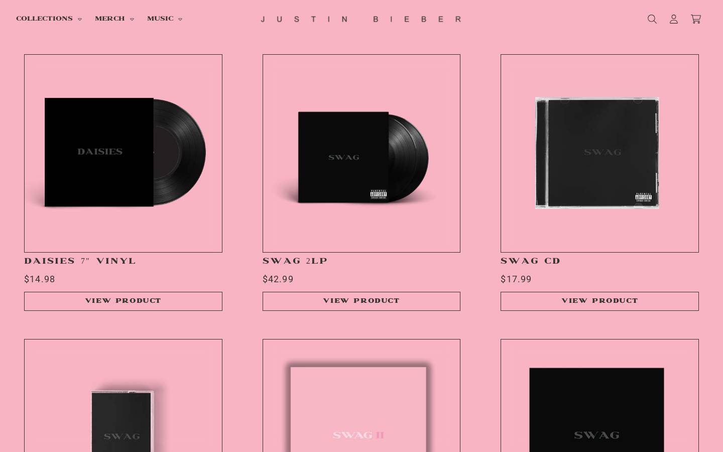 PurposeTourMerch🌐 homepage screenshot