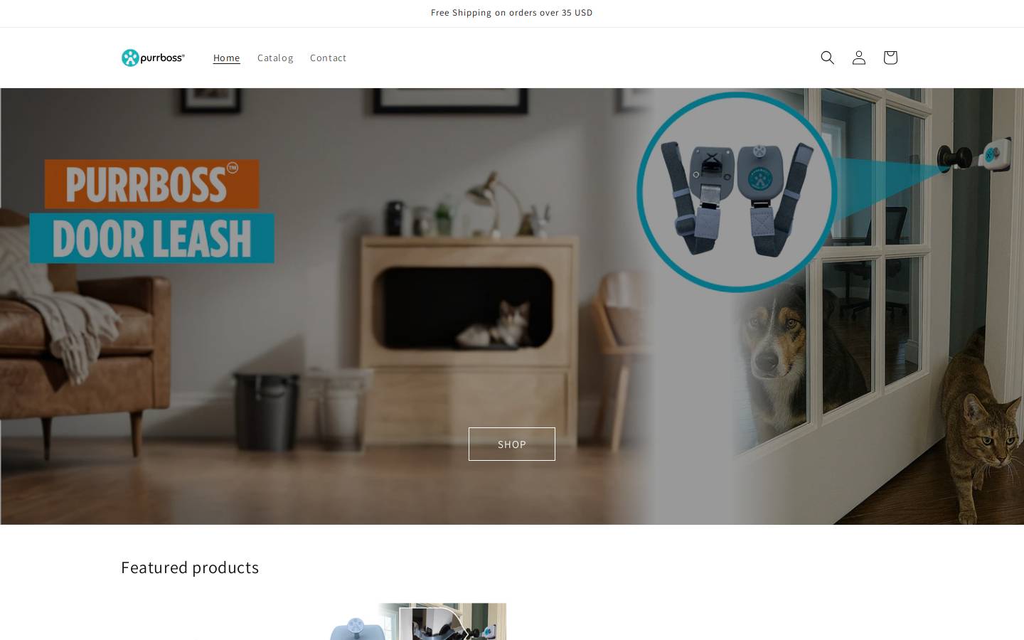 purrboss.com homepage screenshot