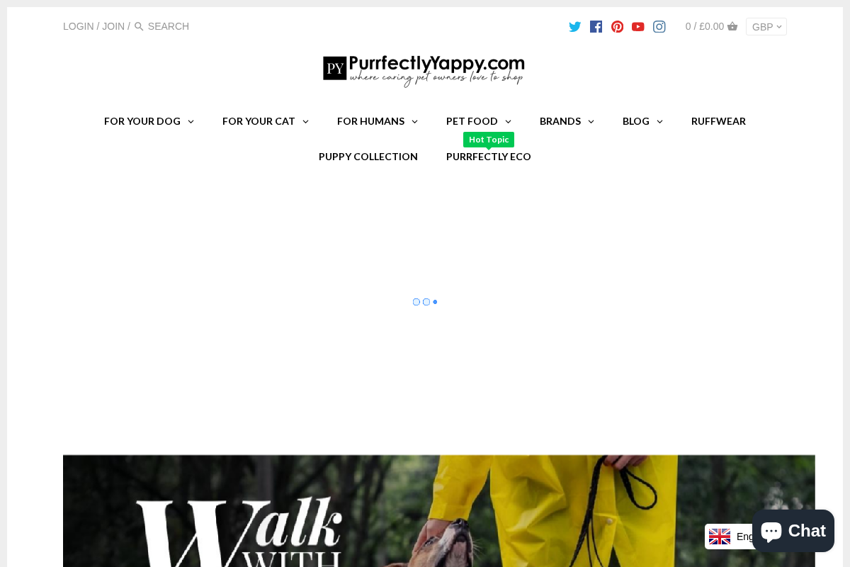 PurrfectlyYappy homepage screenshot