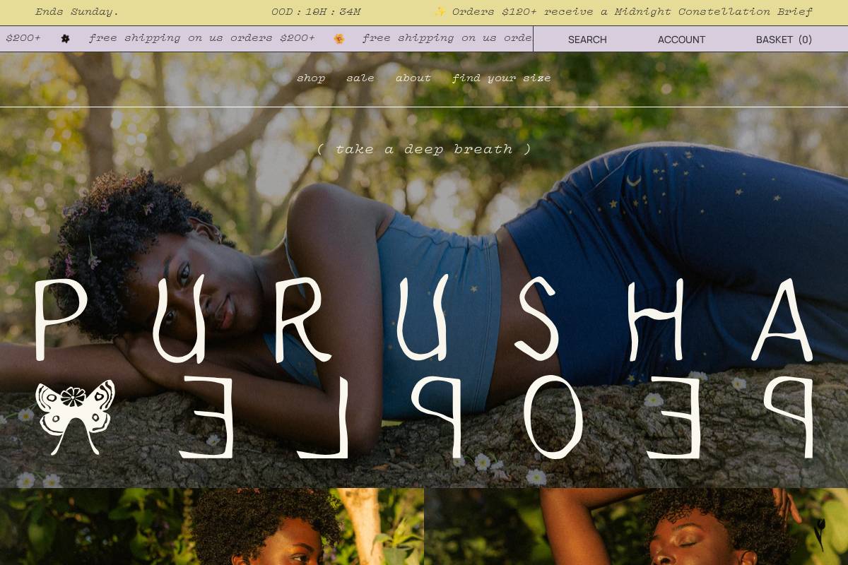 purushapeople.com homepage screenshot