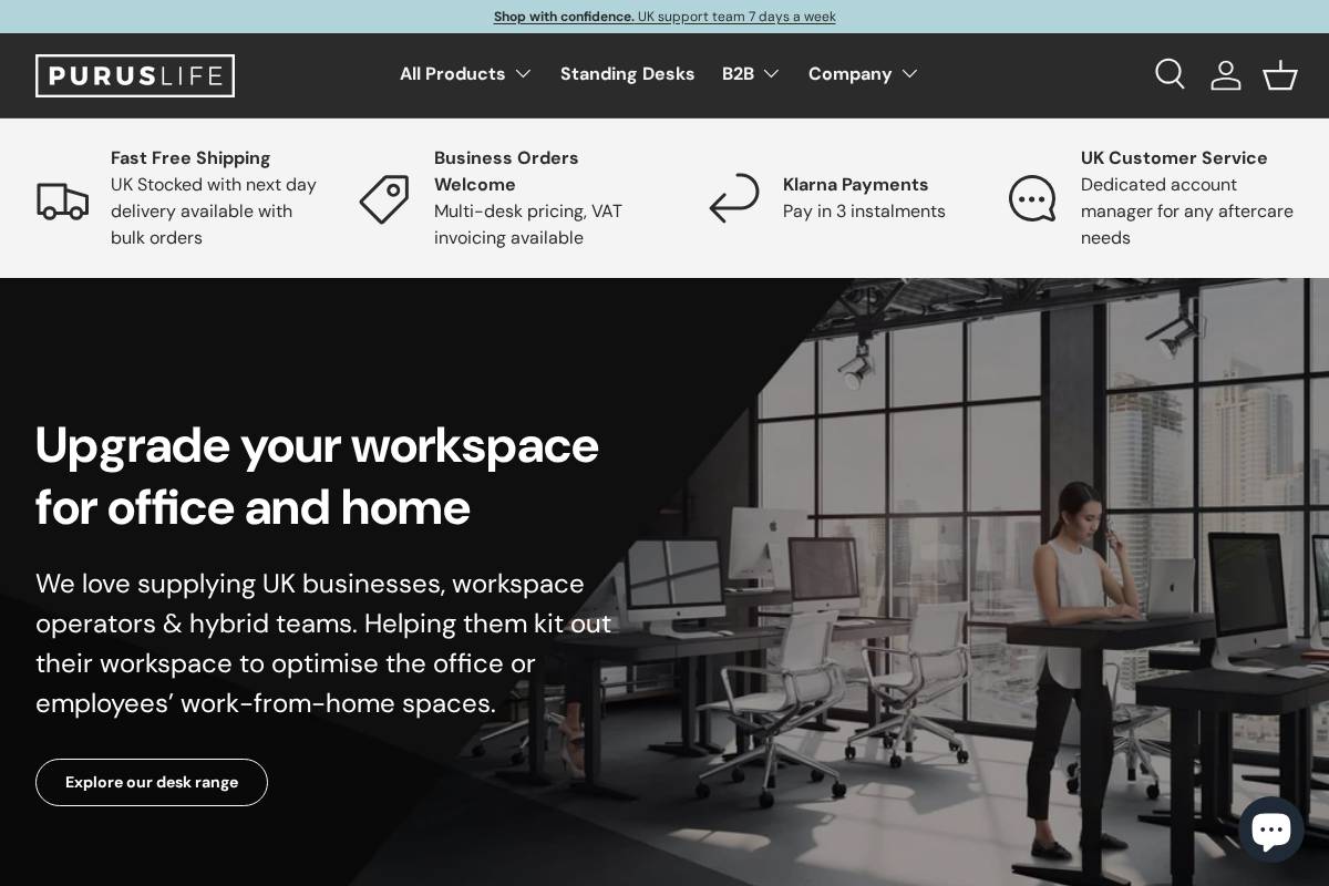 Puruslife homepage screenshot