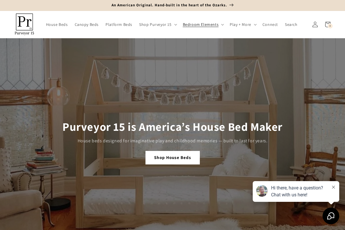Purveyor 15 homepage screenshot