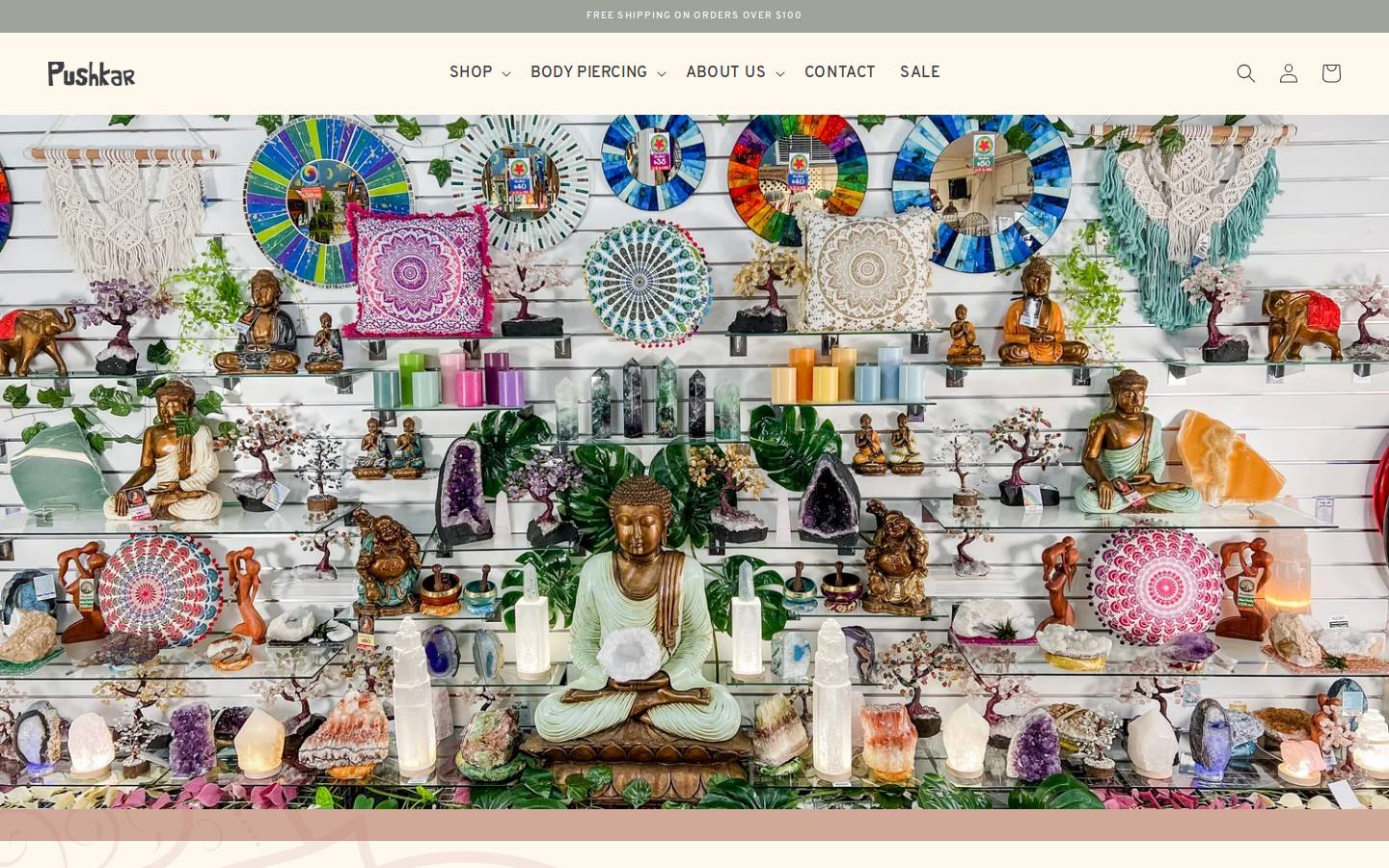 pushkar.com.au homepage screenshot