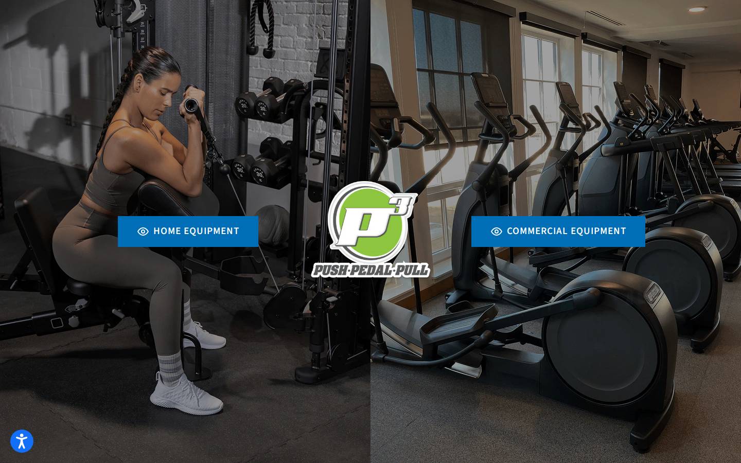 Push Pedal Pull homepage screenshot
