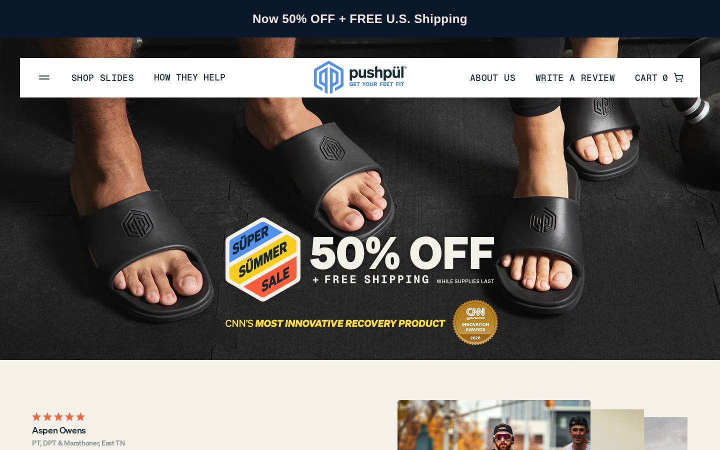 pushpul.com homepage screenshot