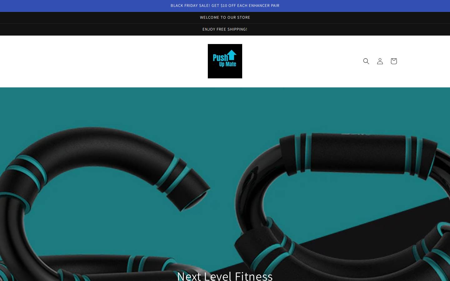 pushupmate.com homepage screenshot