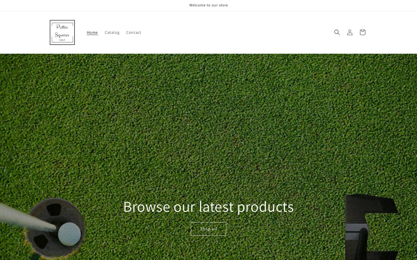 putter-squares.com homepage screenshot