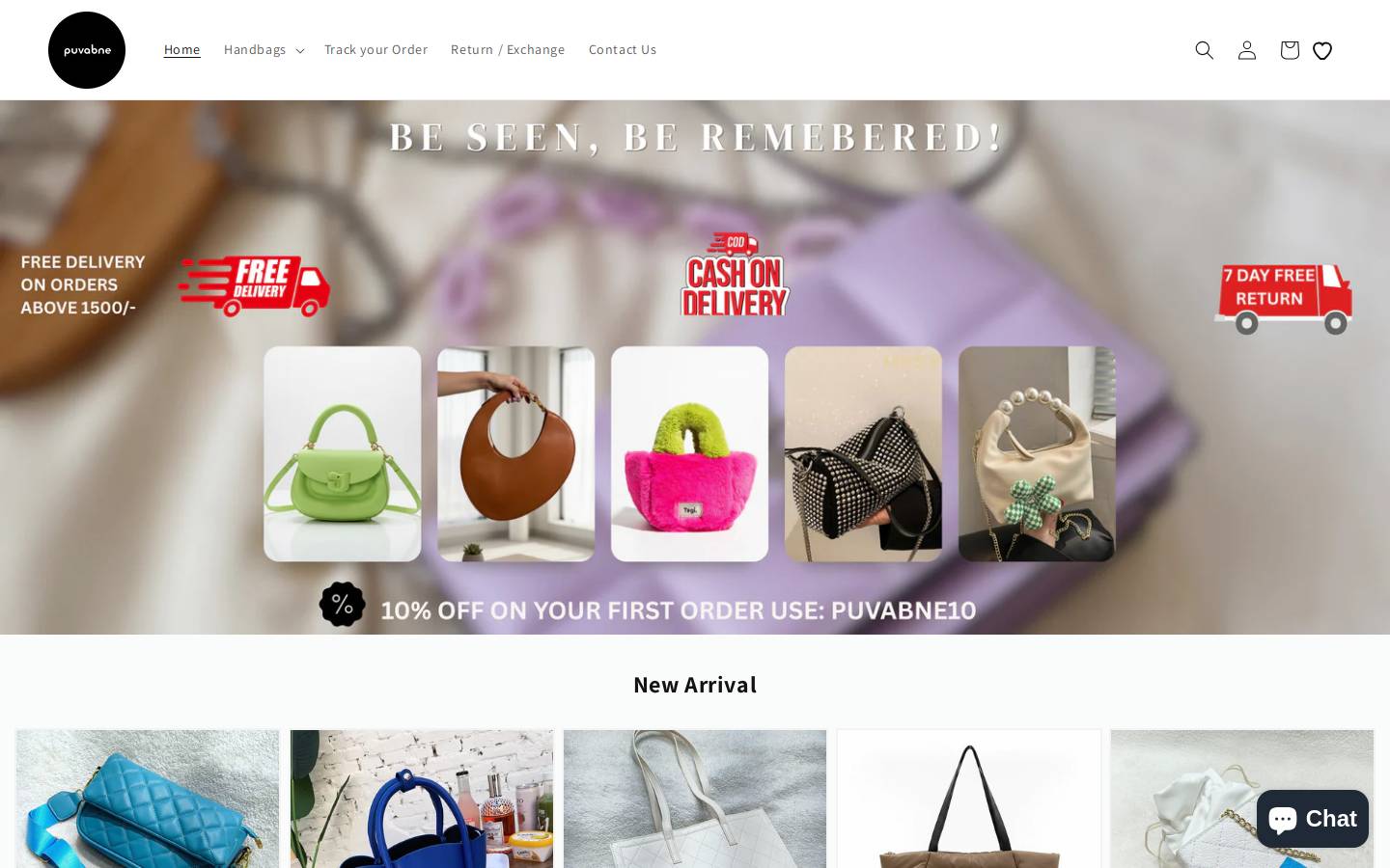 puvabne.com homepage screenshot