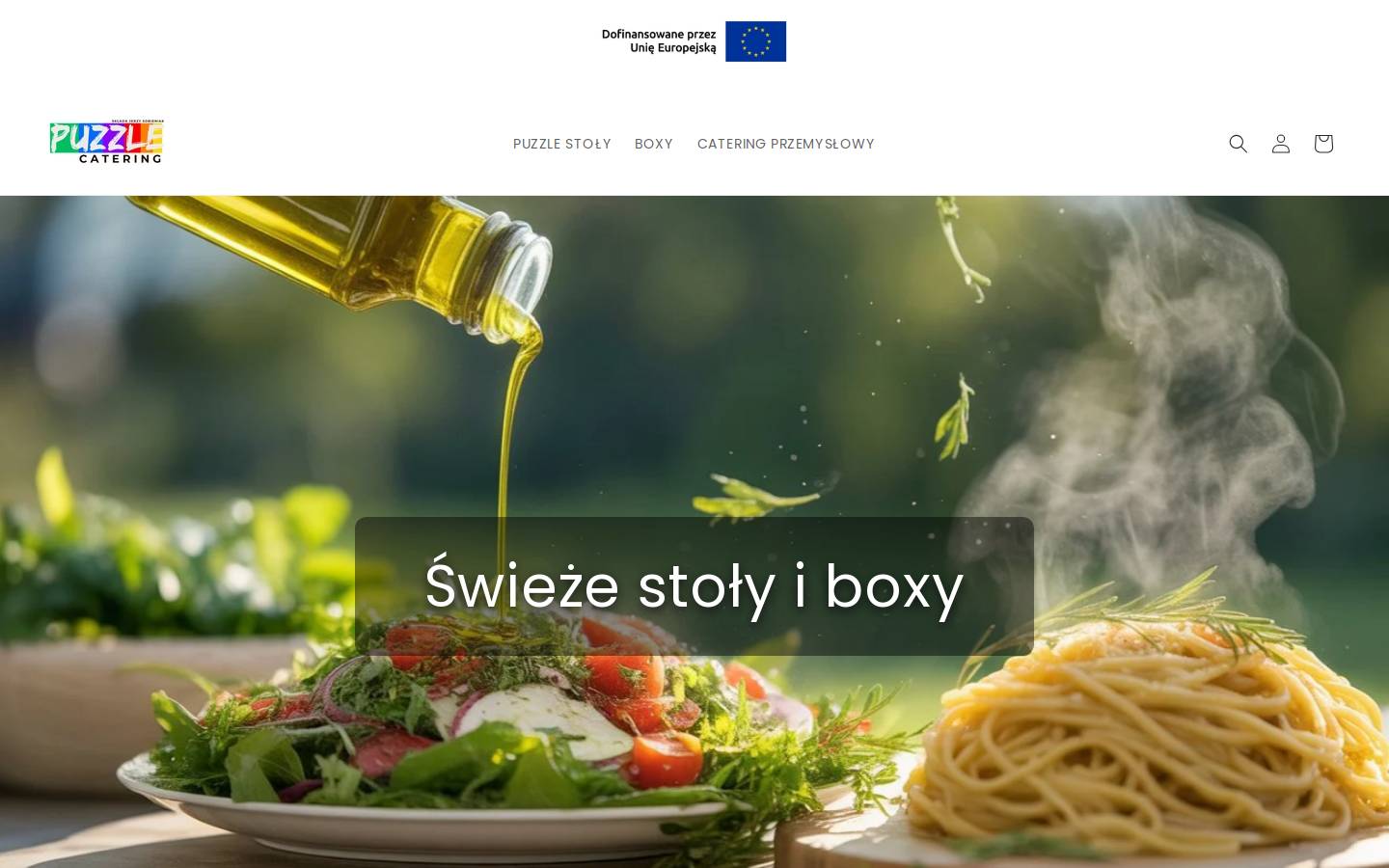 puzzle.catering homepage screenshot